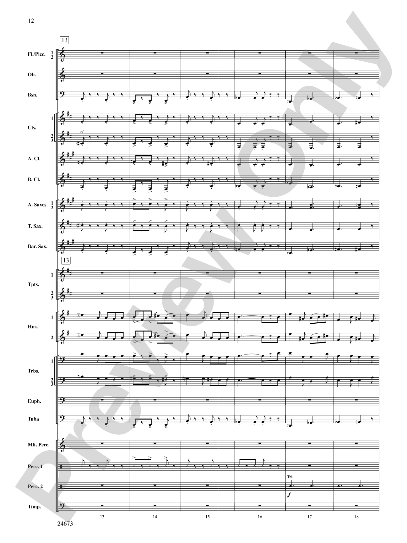Arden Variations: Concert Band Conductor Score & Parts