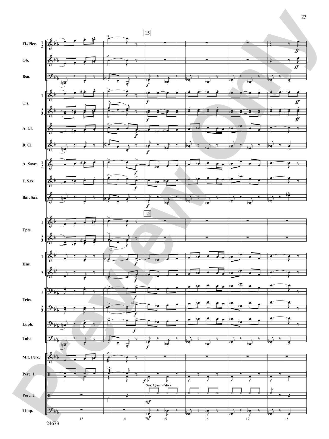 Arden Variations: Concert Band Conductor Score & Parts