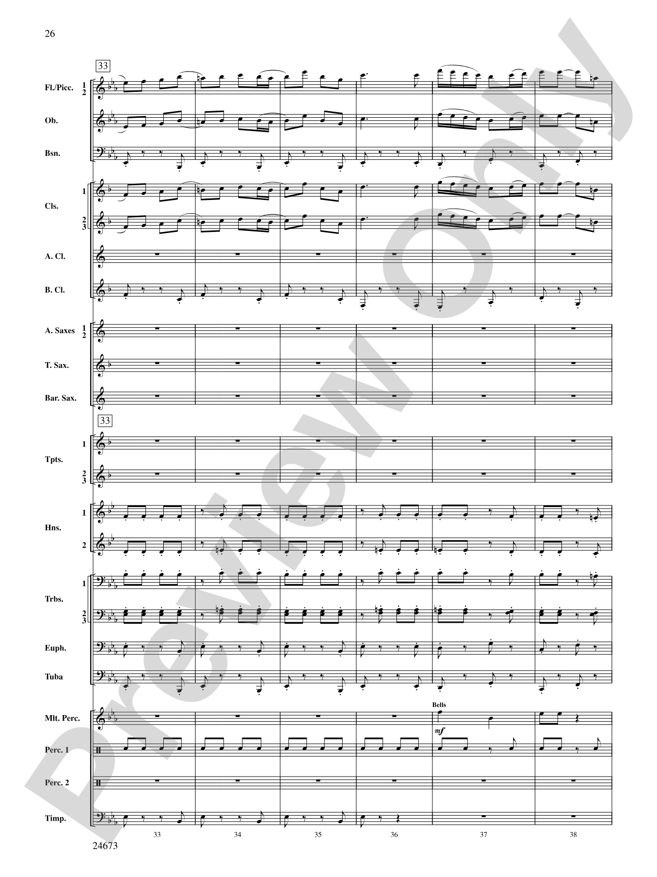 Arden Variations: Concert Band Conductor Score & Parts