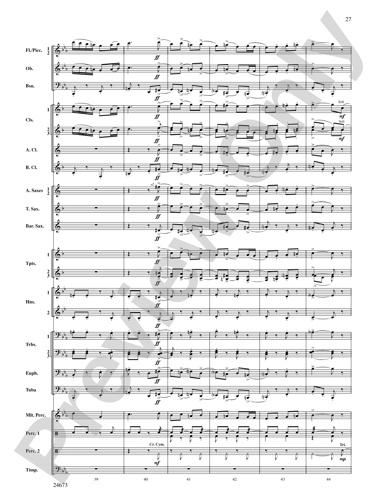 Arden Variations: Concert Band Conductor Score & Parts