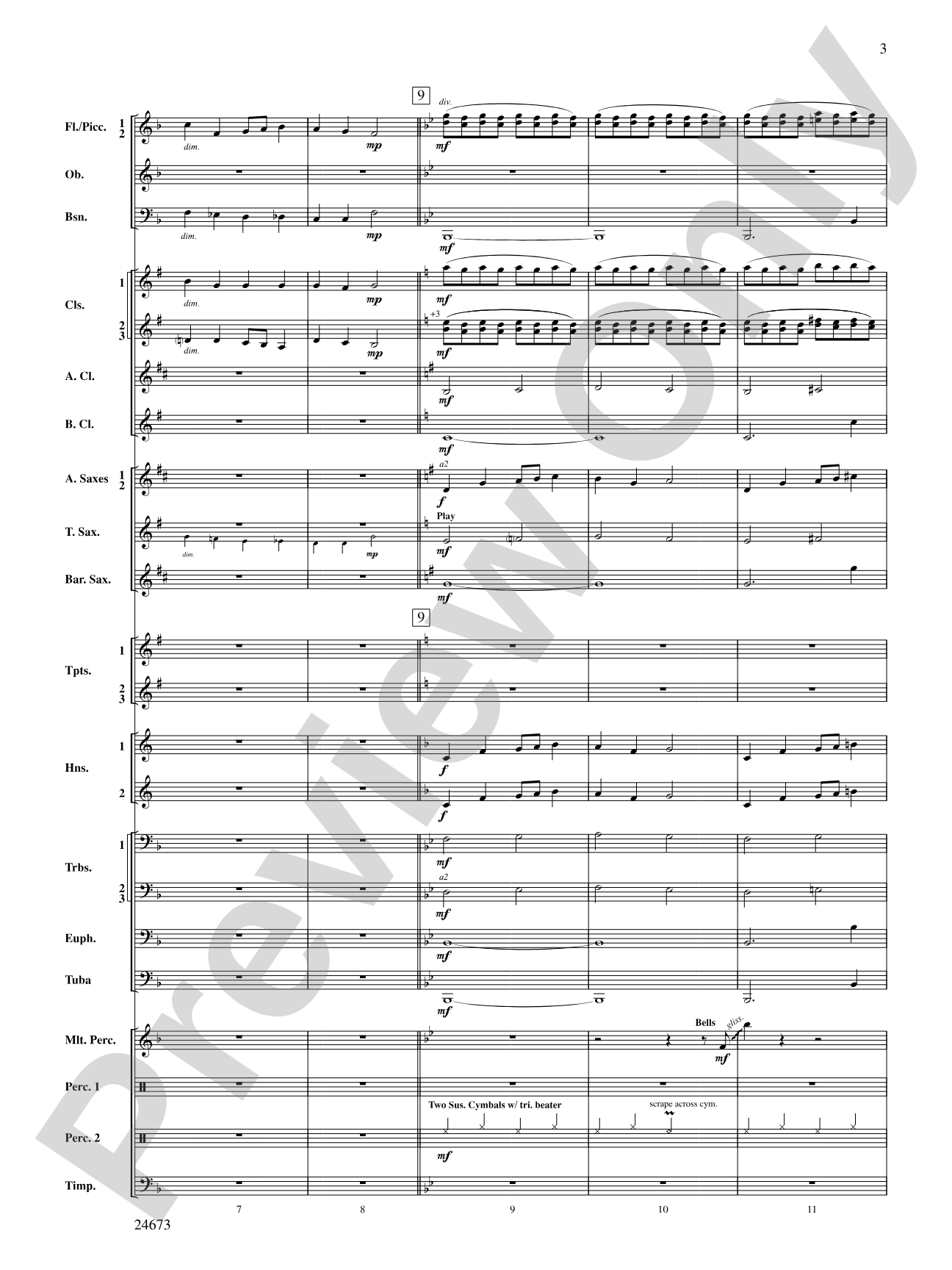 Arden Variations: Concert Band Conductor Score & Parts