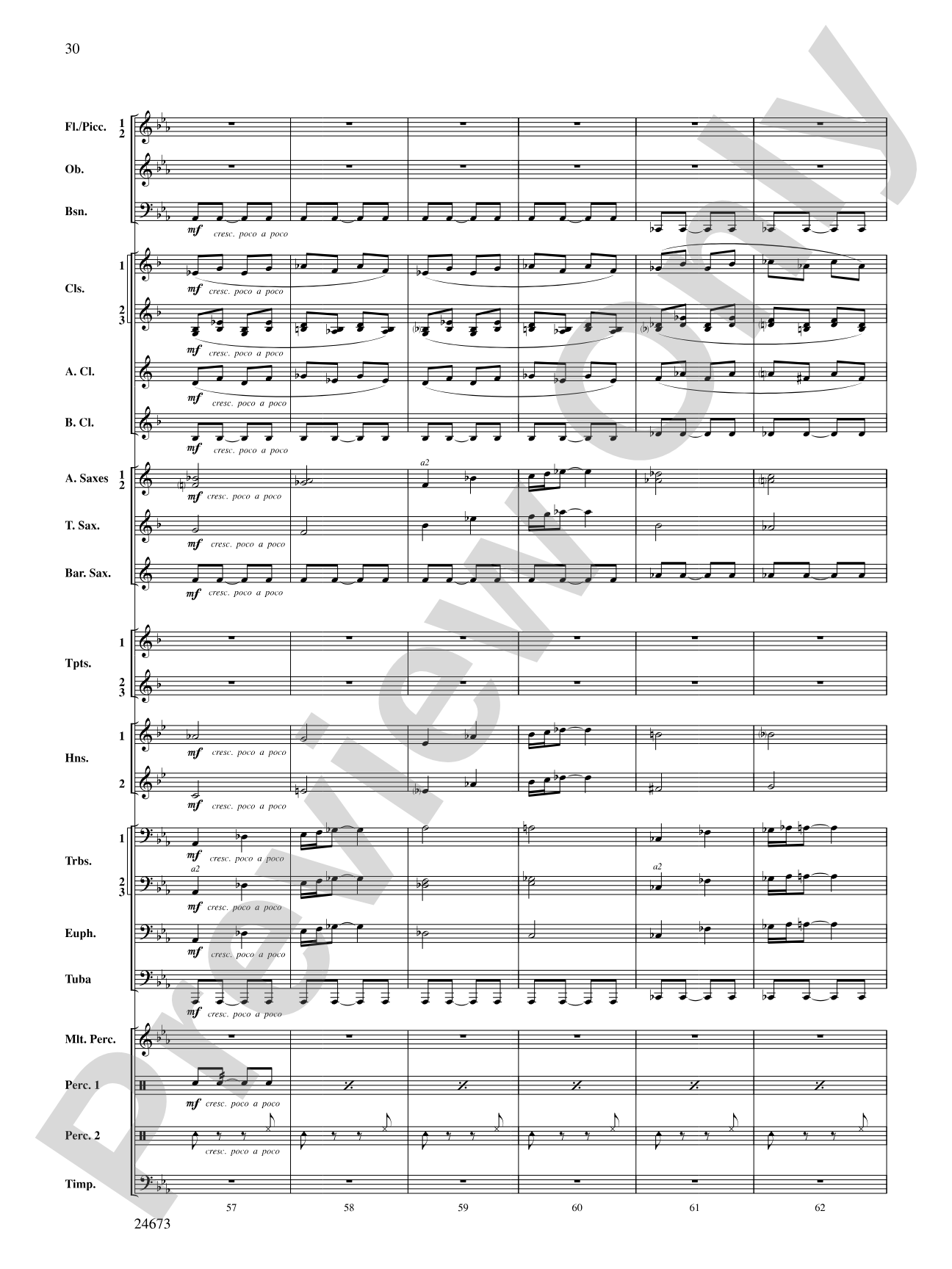 Arden Variations: Concert Band Conductor Score & Parts