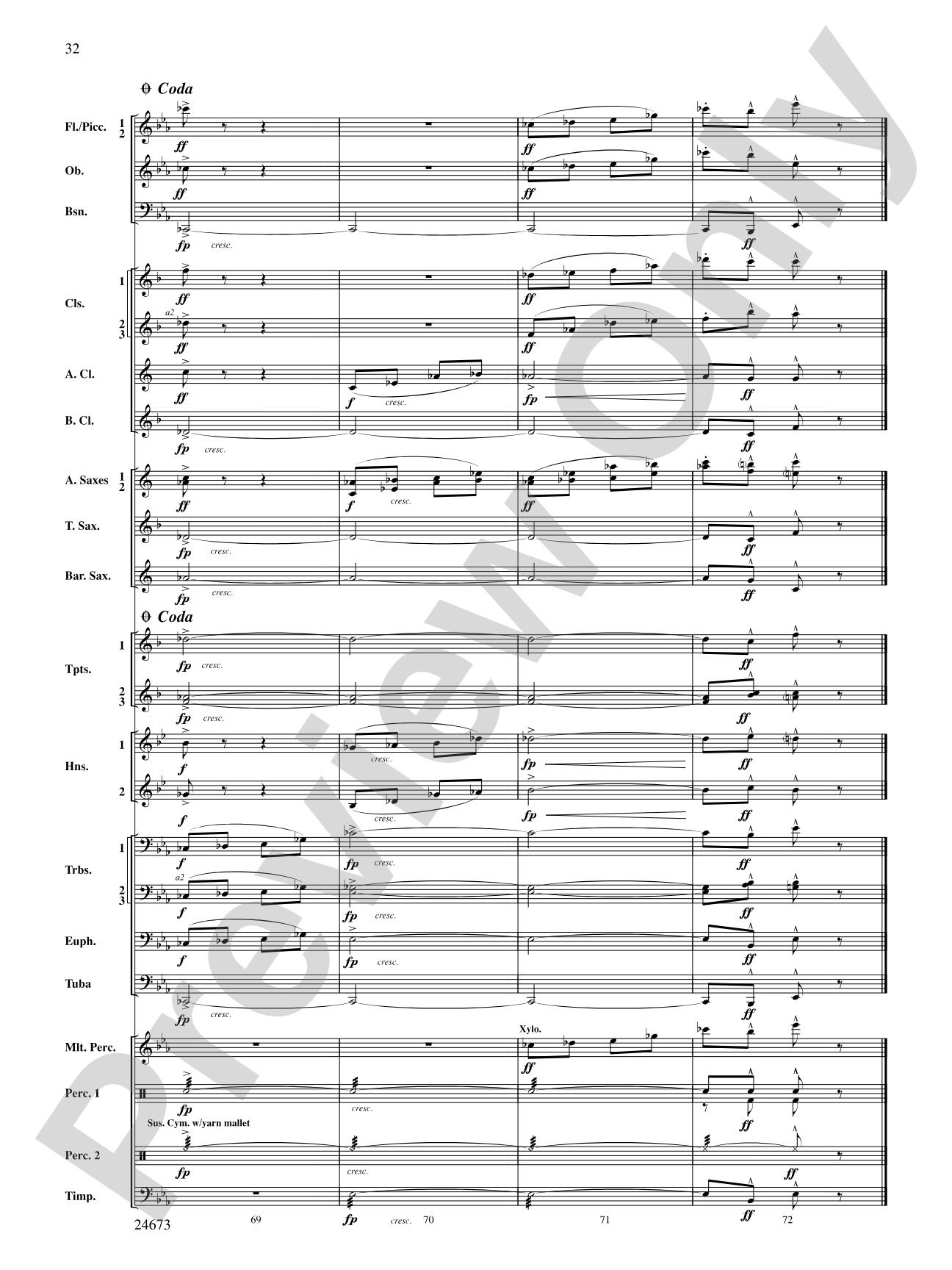 Arden Variations: Concert Band Conductor Score & Parts