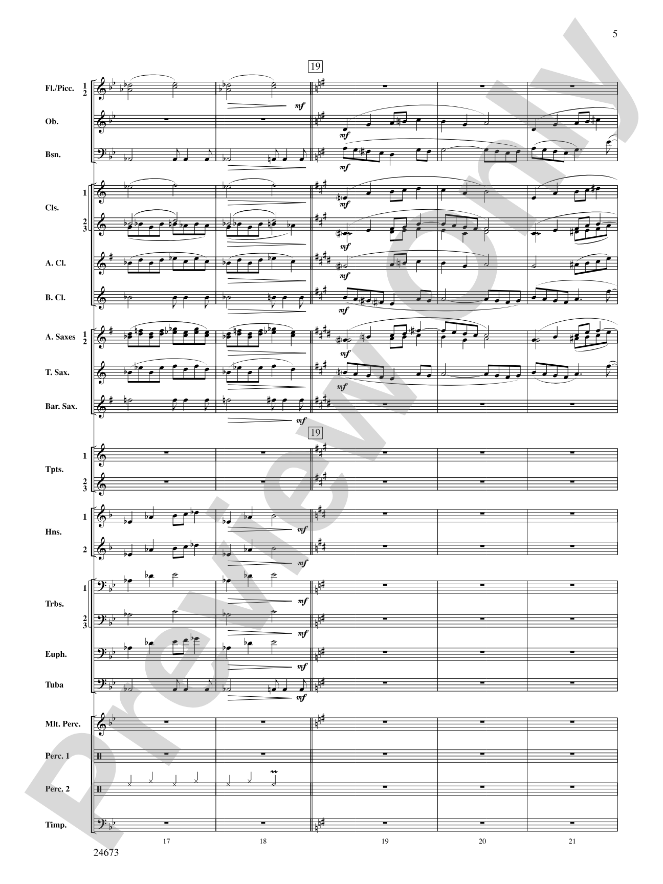 Arden Variations: Concert Band Conductor Score & Parts