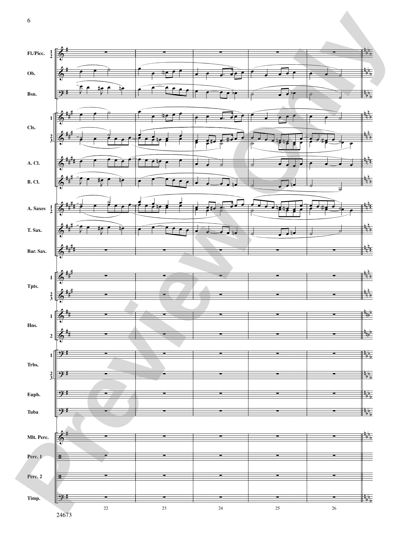 Arden Variations: Concert Band Conductor Score & Parts