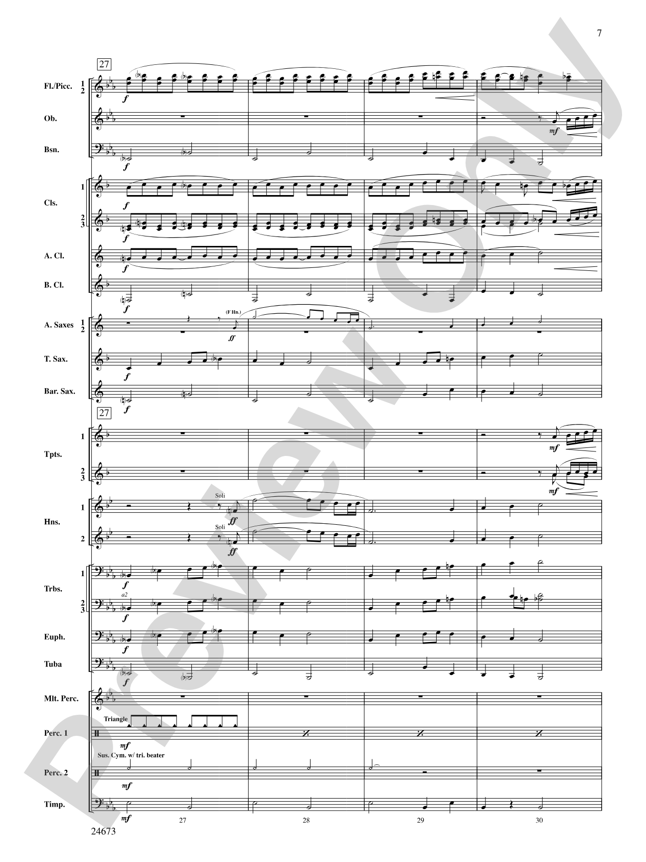 Arden Variations: Concert Band Conductor Score & Parts