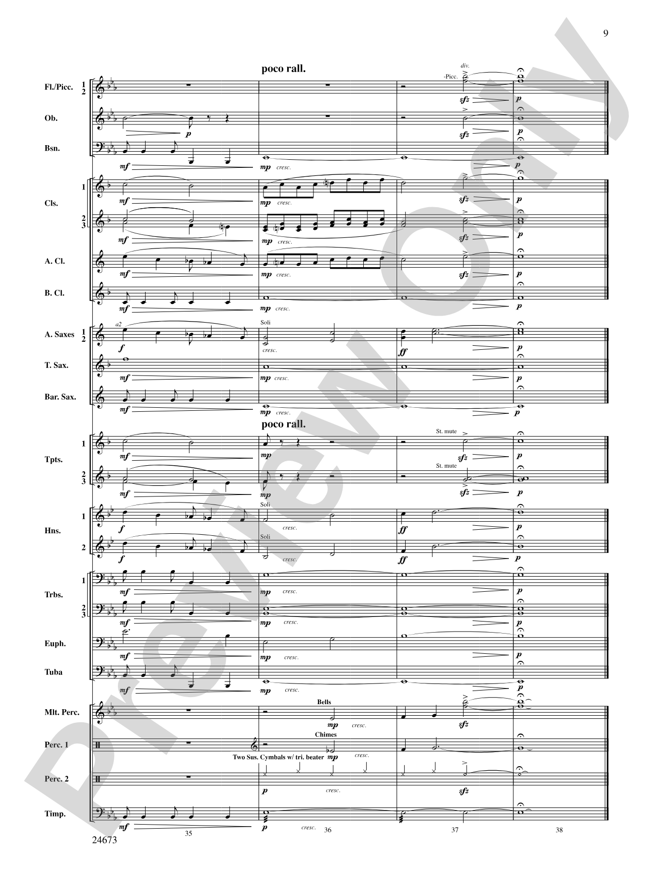 Arden Variations: Concert Band Conductor Score & Parts