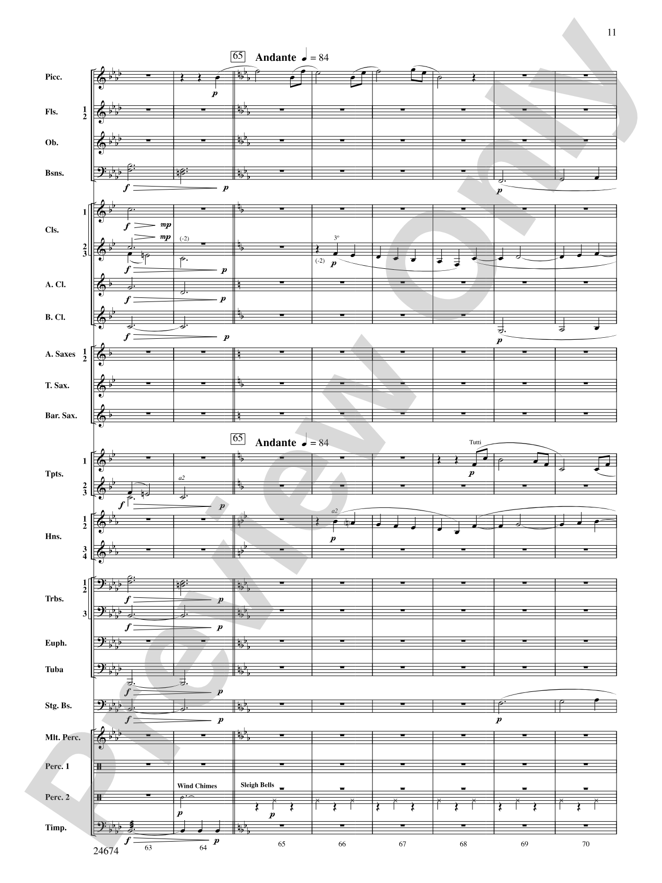Over Slope and Summit: Concert Band Conductor Score & Parts