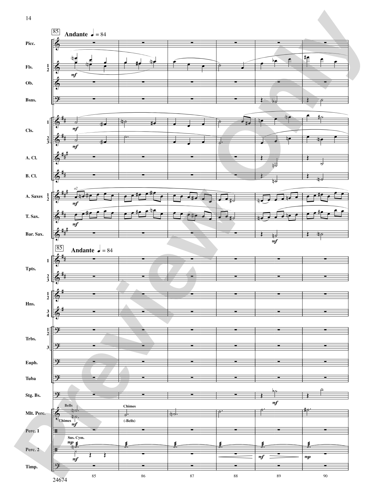 Over Slope and Summit: Concert Band Conductor Score & Parts