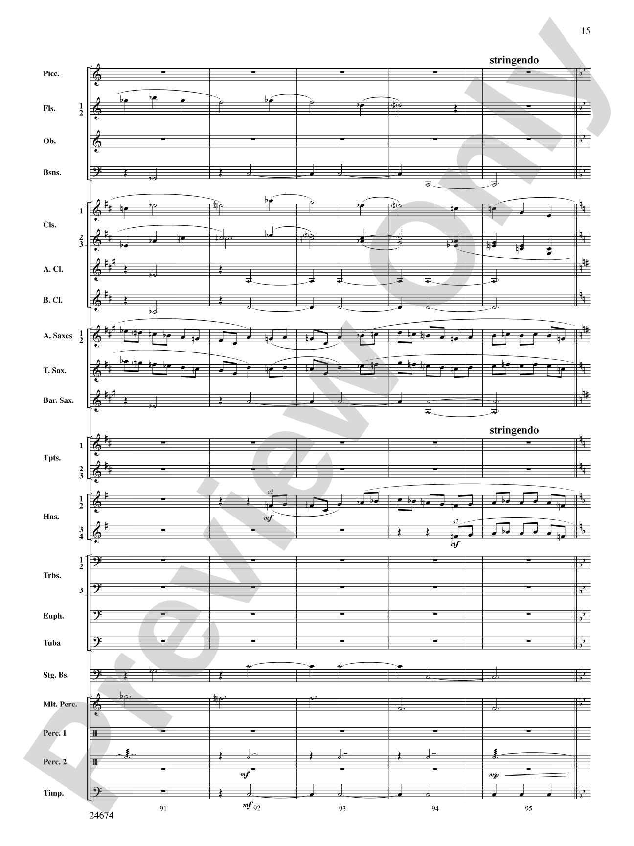 Over Slope and Summit: Concert Band Conductor Score & Parts
