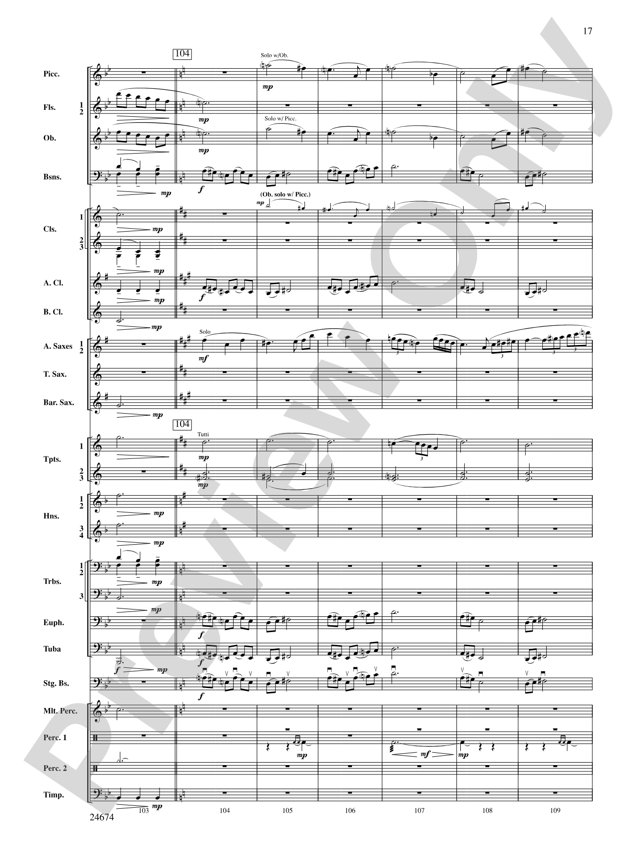 Over Slope and Summit: Concert Band Conductor Score & Parts