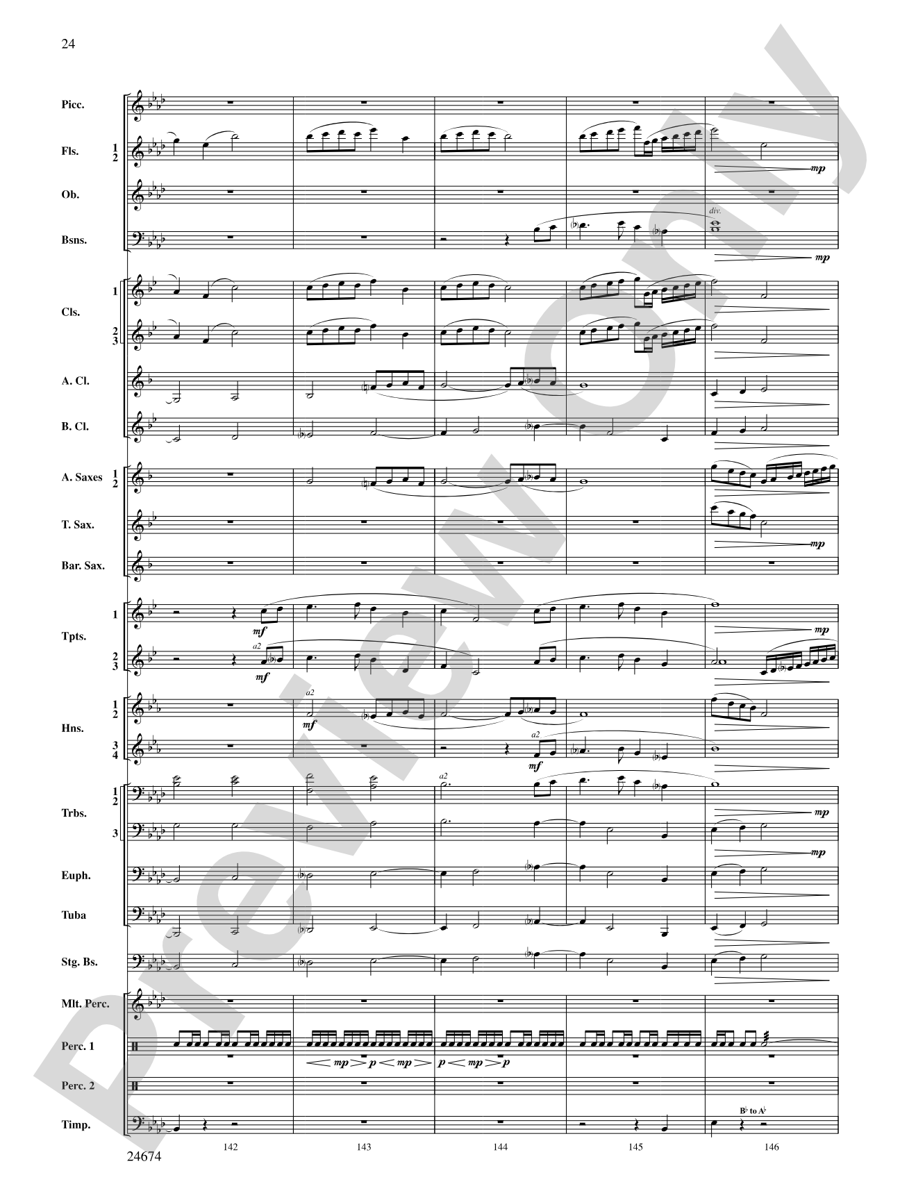 Over Slope and Summit: Concert Band Conductor Score & Parts