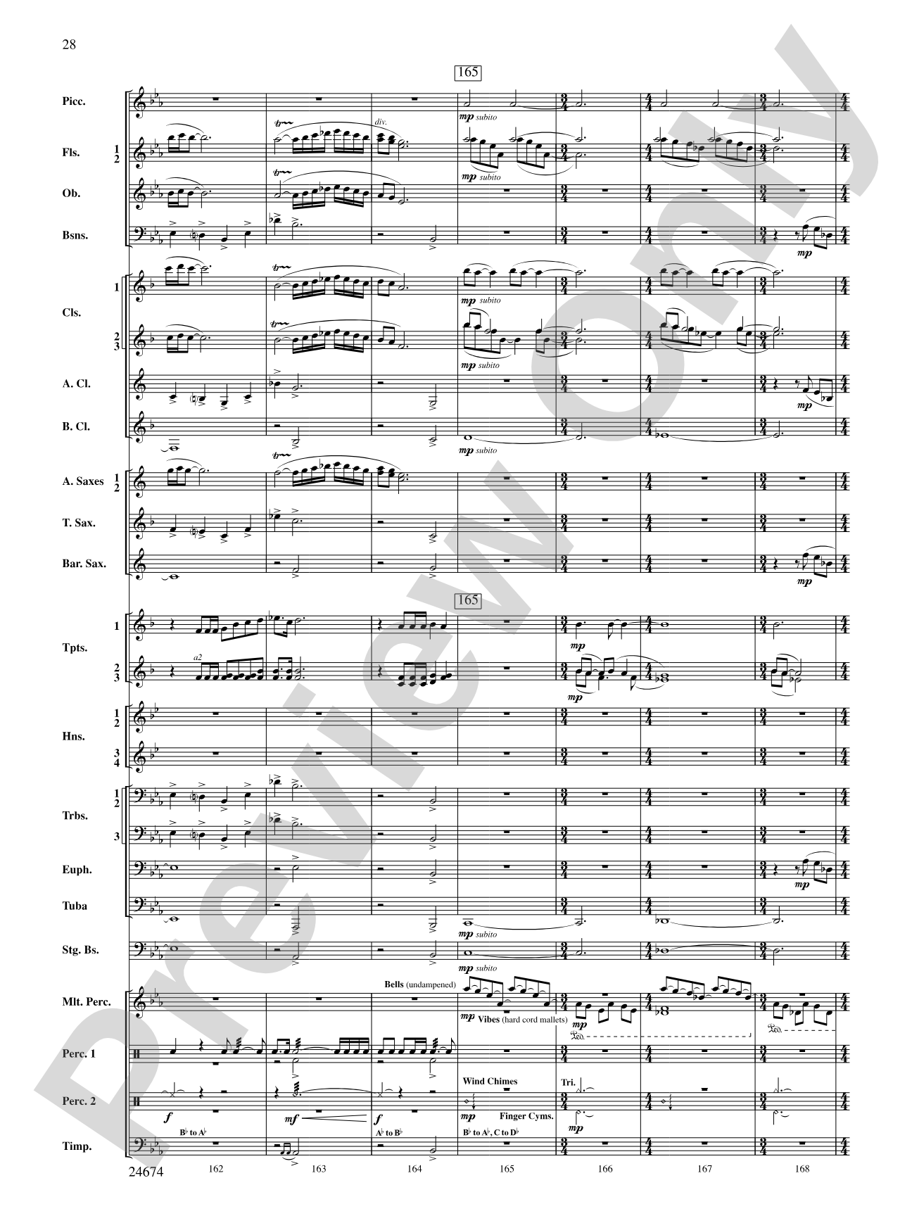 Over Slope and Summit: Concert Band Conductor Score & Parts