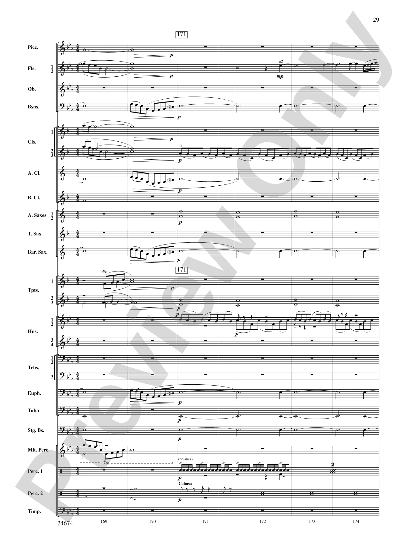Over Slope and Summit: Concert Band Conductor Score & Parts