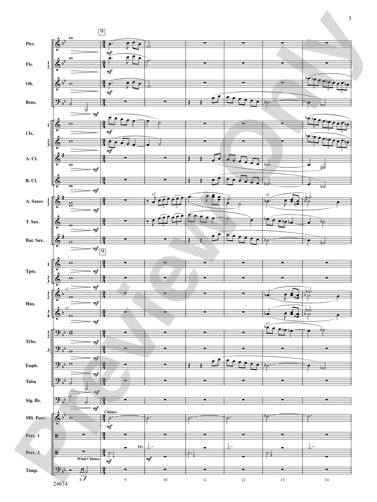Over Slope and Summit: Concert Band Conductor Score & Parts