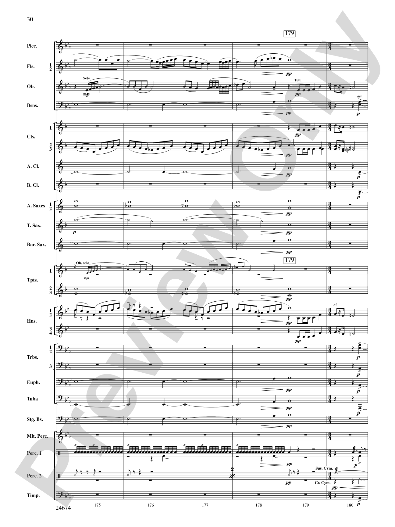 Over Slope and Summit: Concert Band Conductor Score & Parts