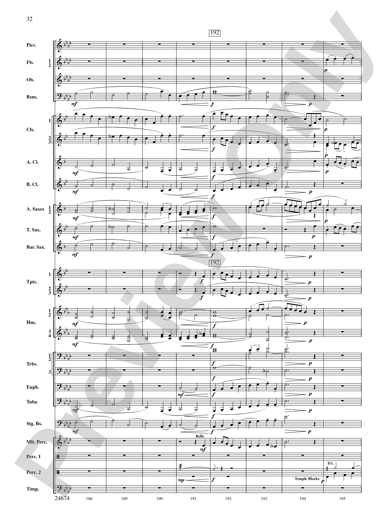 Over Slope and Summit: Concert Band Conductor Score & Parts
