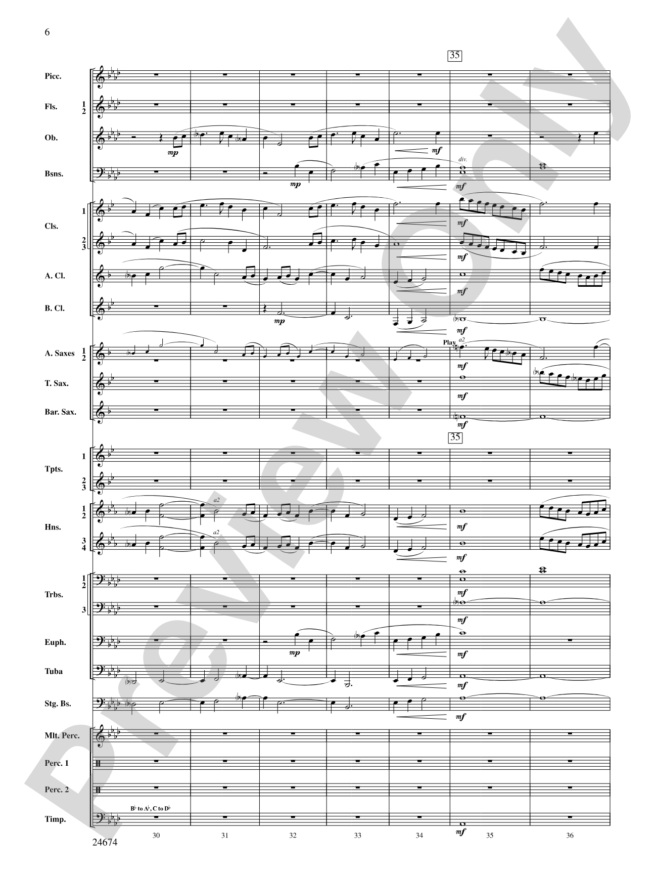 Over Slope and Summit: Concert Band Conductor Score & Parts