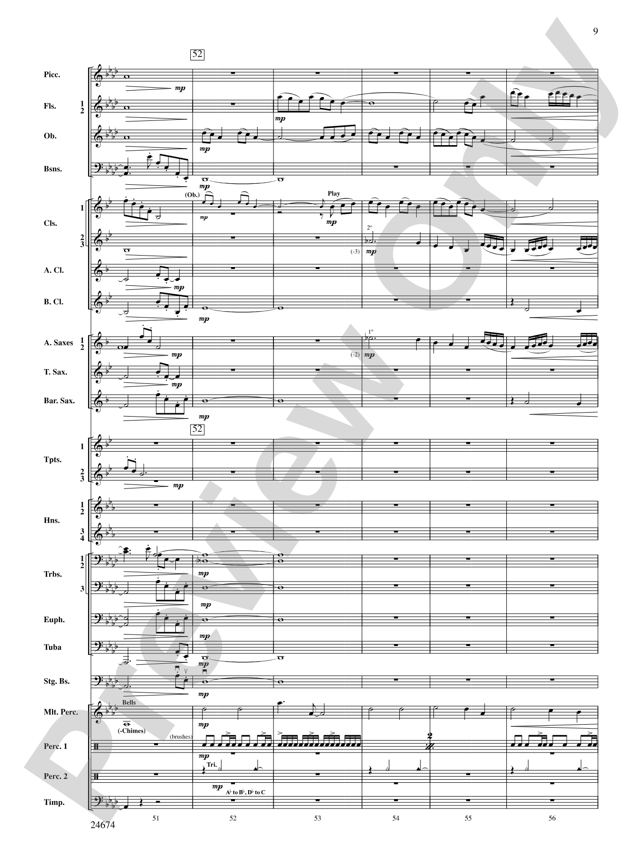 Over Slope and Summit: Concert Band Conductor Score & Parts