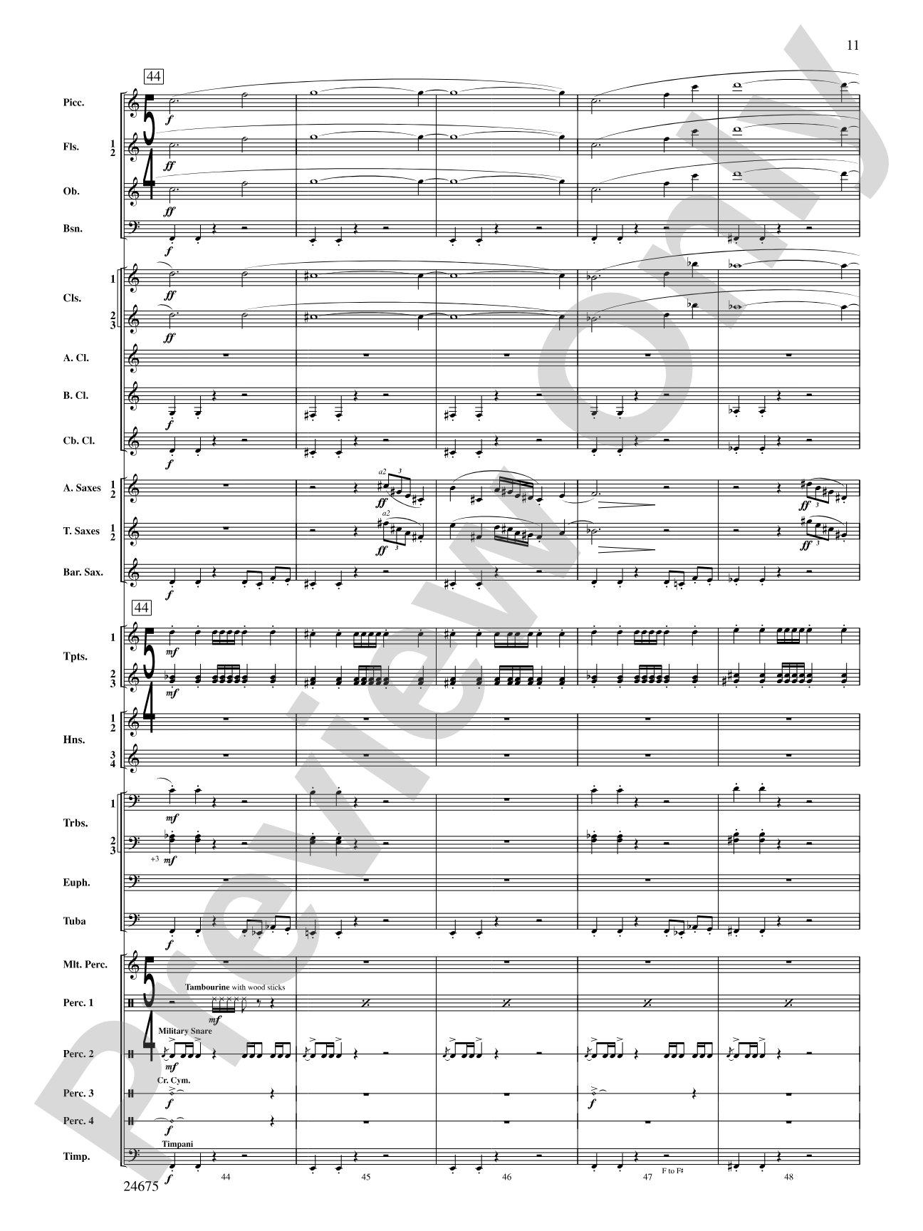 Confession (Movement 2 of Symphony of Prayer): Concert Band Conductor Score & Parts