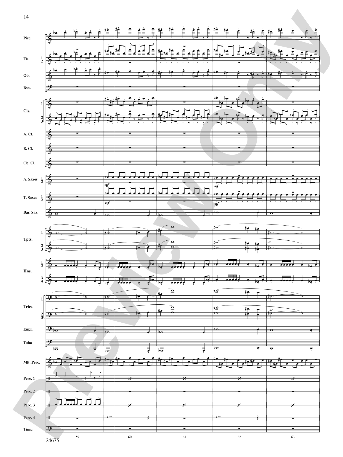 Confession (Movement 2 of Symphony of Prayer): Concert Band Conductor Score & Parts