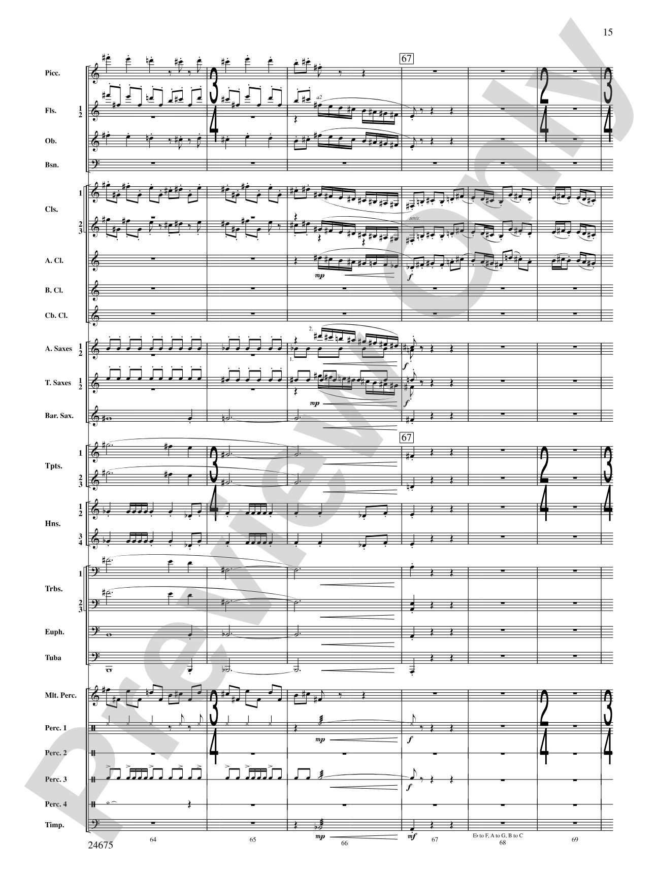 Confession (Movement 2 of Symphony of Prayer): Concert Band Conductor Score & Parts