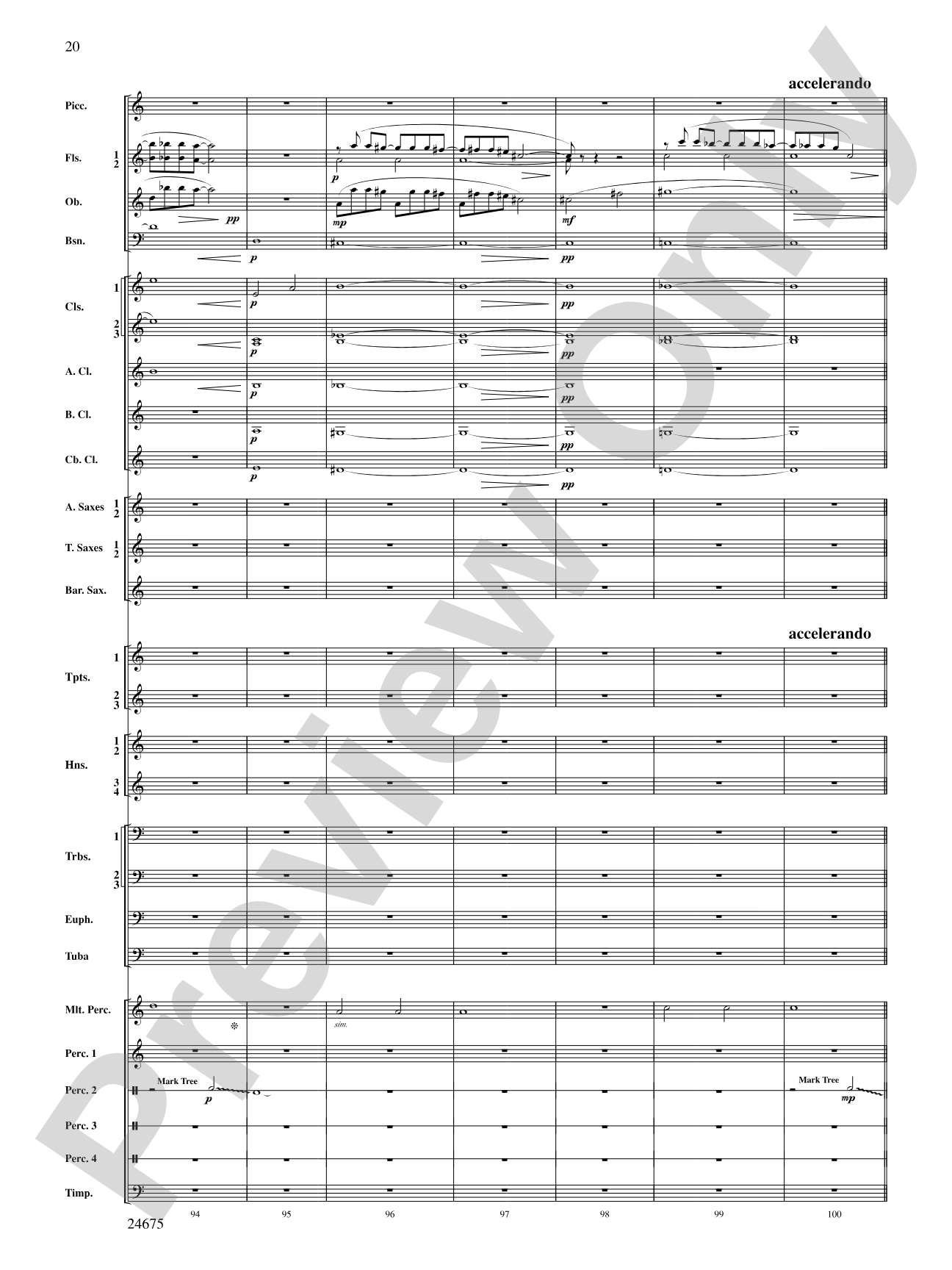 Confession (Movement 2 of Symphony of Prayer): Concert Band Conductor Score & Parts