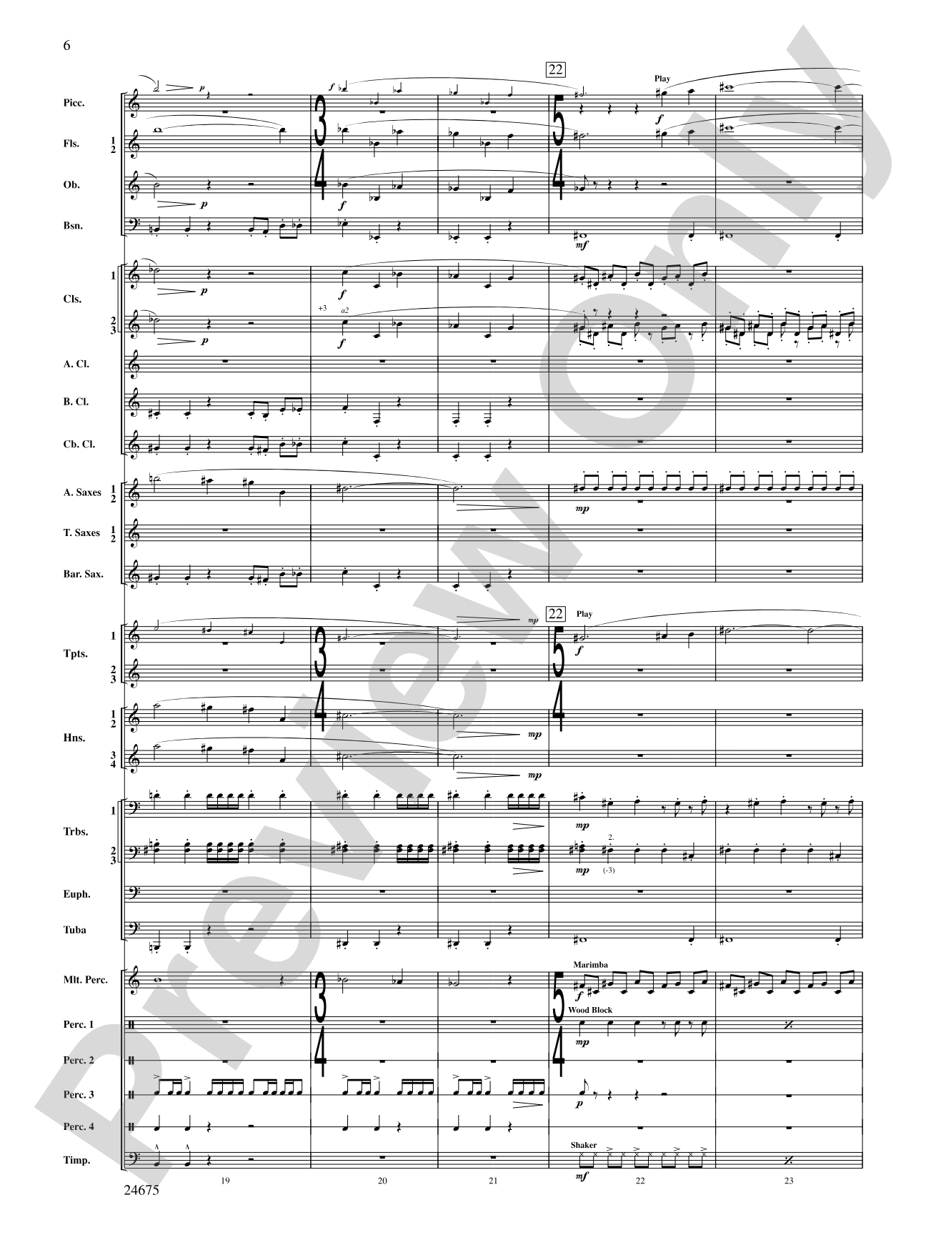 Confession (Movement 2 of Symphony of Prayer): Concert Band Conductor Score & Parts