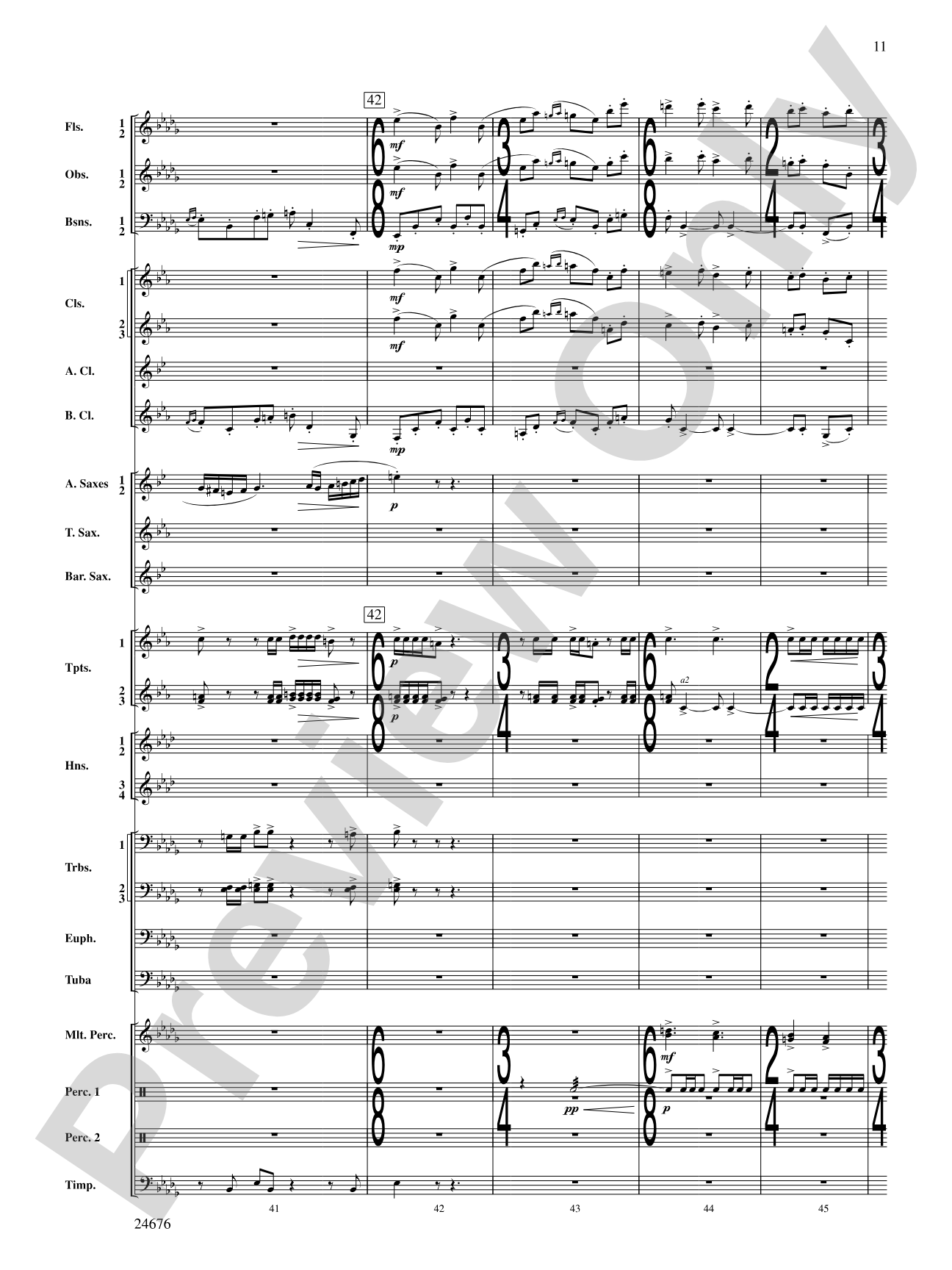 As a Wind from the North: Concert Band Conductor Score & Parts