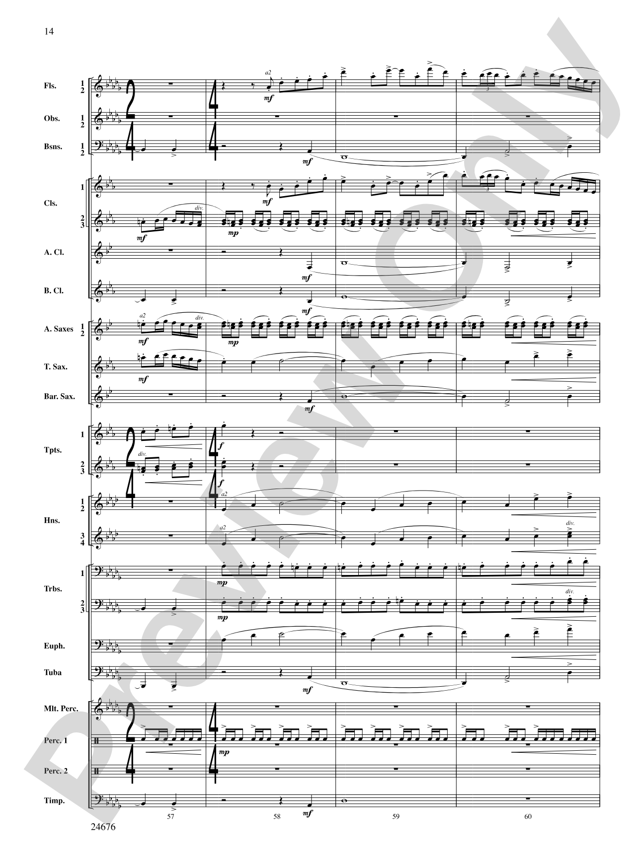 As a Wind from the North: Concert Band Conductor Score & Parts