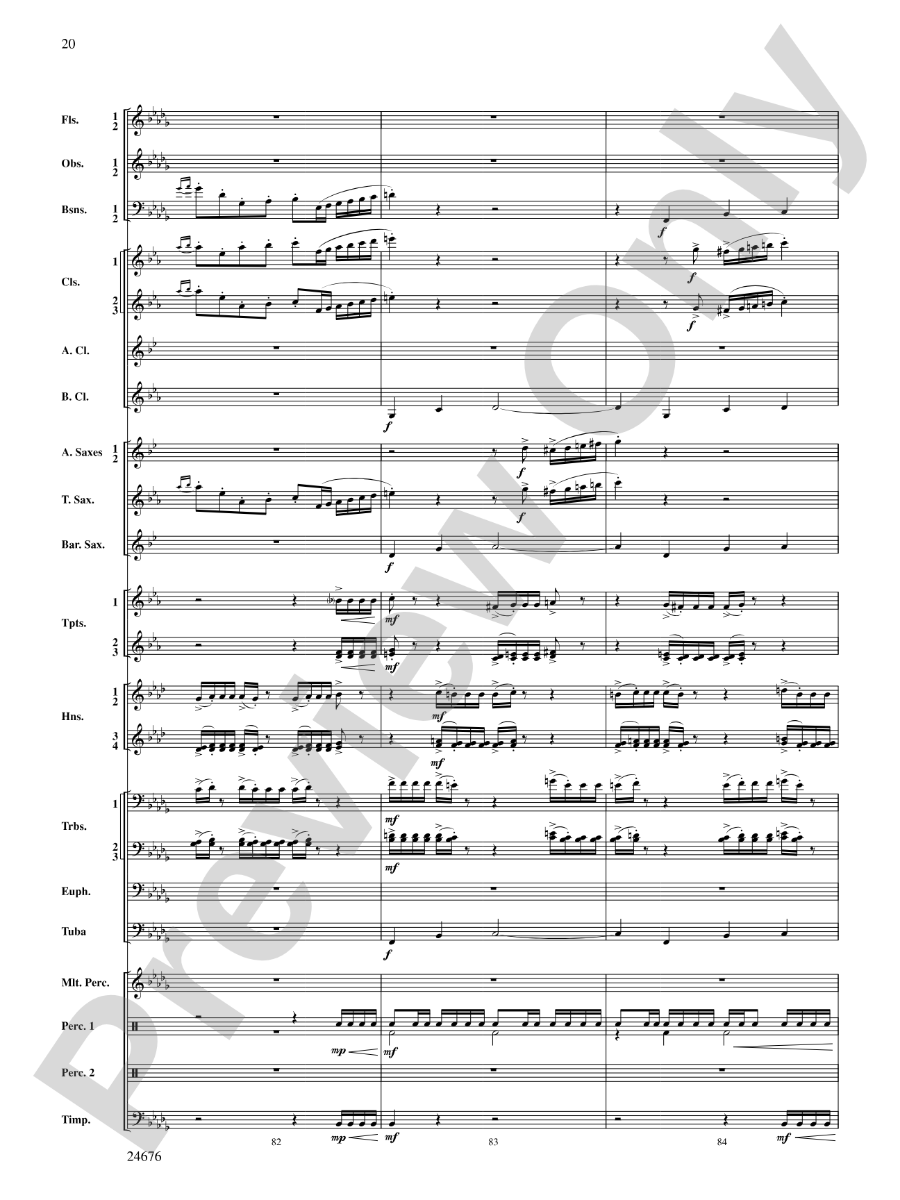 As a Wind from the North: Concert Band Conductor Score & Parts