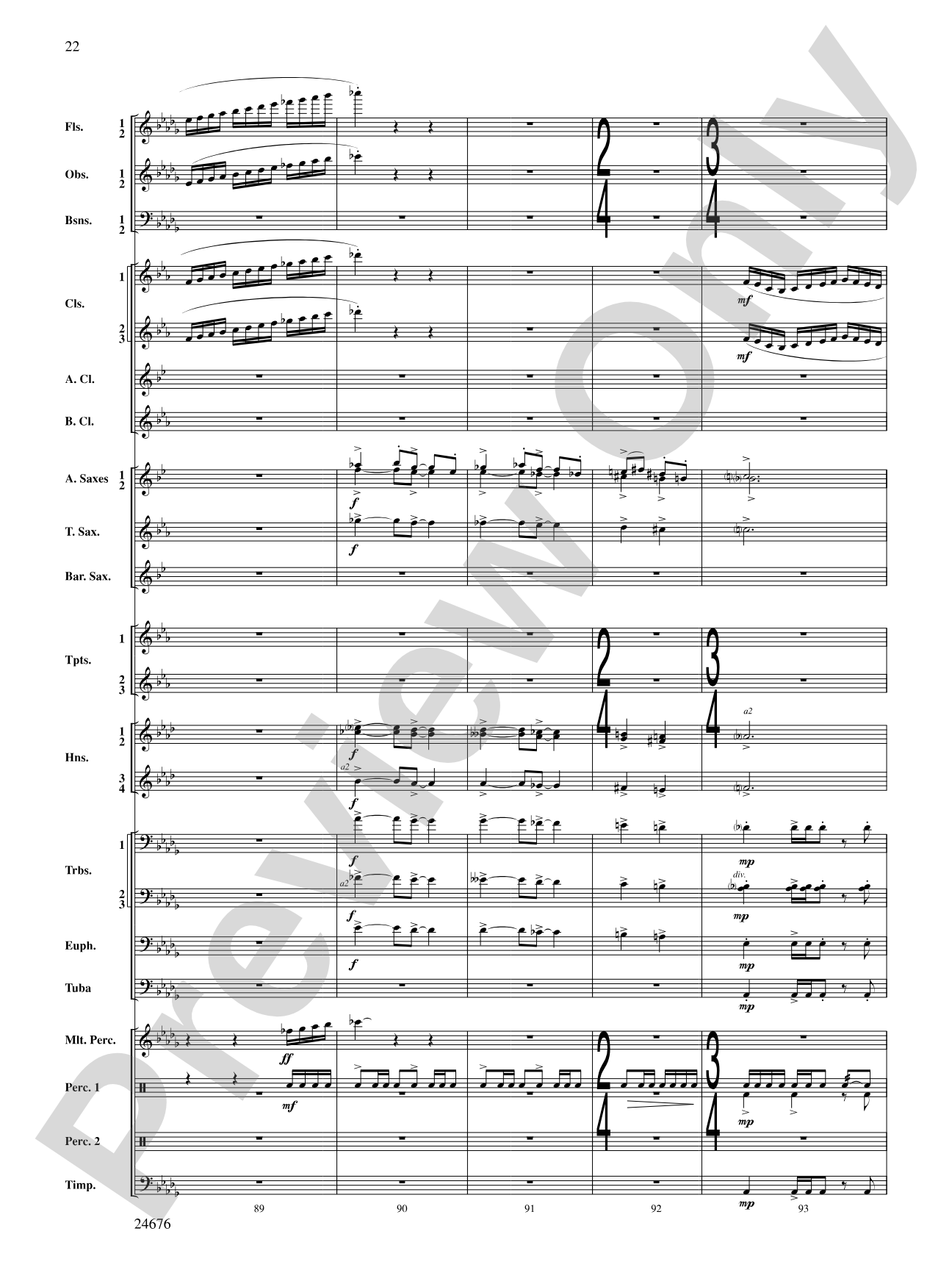 As a Wind from the North: Concert Band Conductor Score & Parts