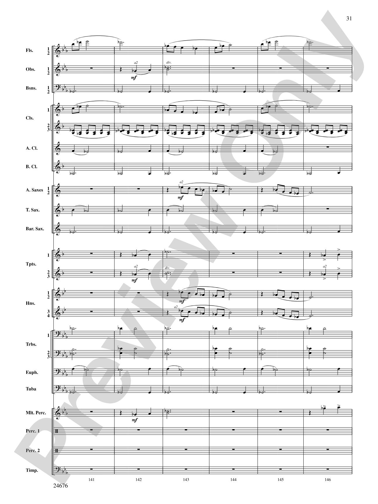 As a Wind from the North: Concert Band Conductor Score & Parts