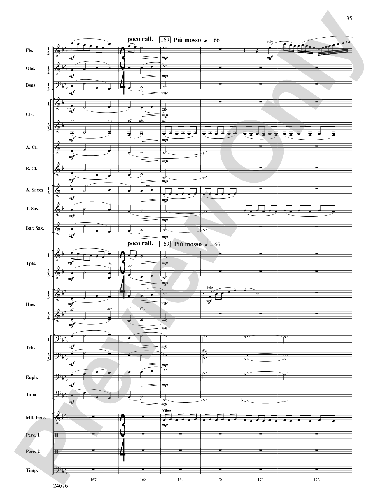 As a Wind from the North: Concert Band Conductor Score & Parts