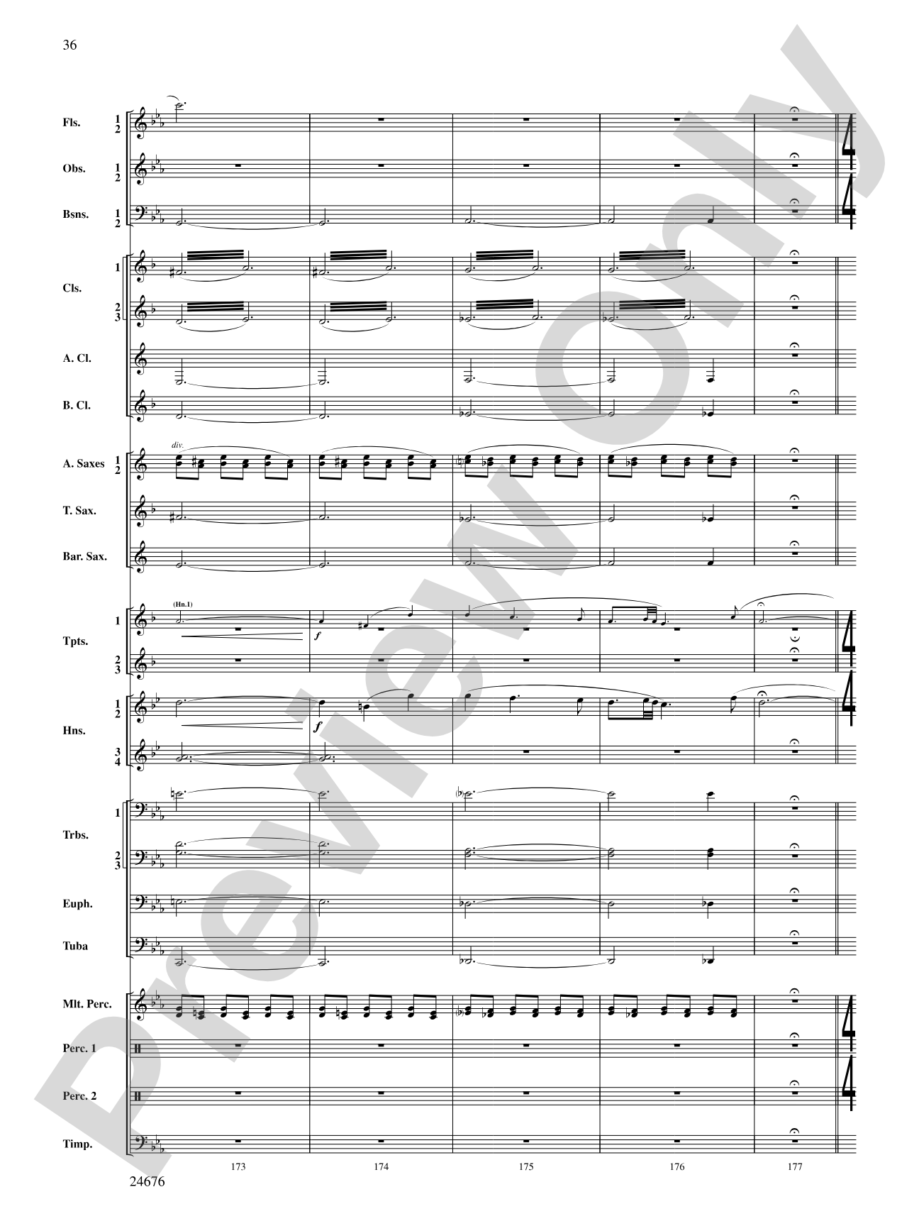 As a Wind from the North: Concert Band Conductor Score & Parts