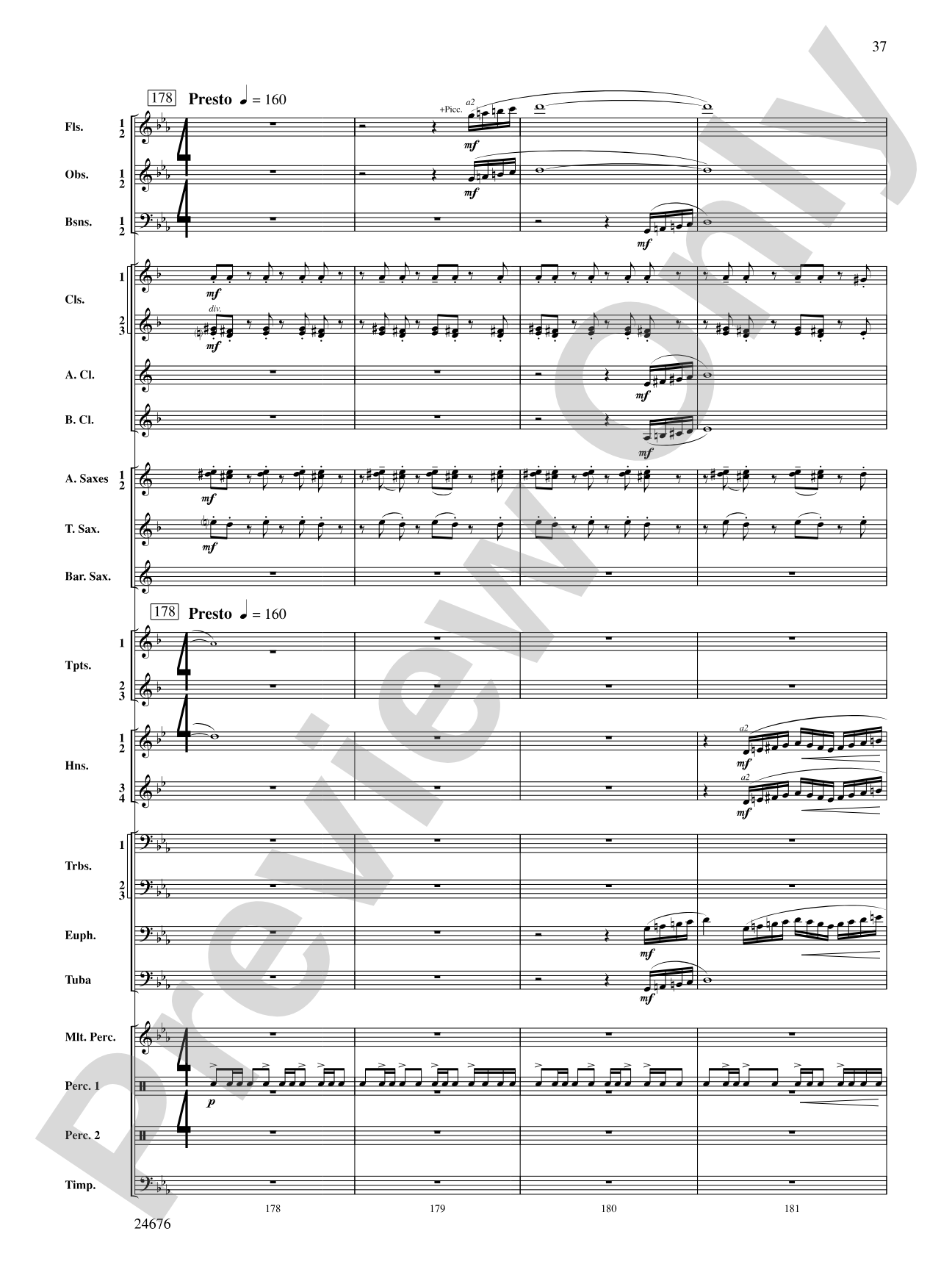 As a Wind from the North: Concert Band Conductor Score & Parts