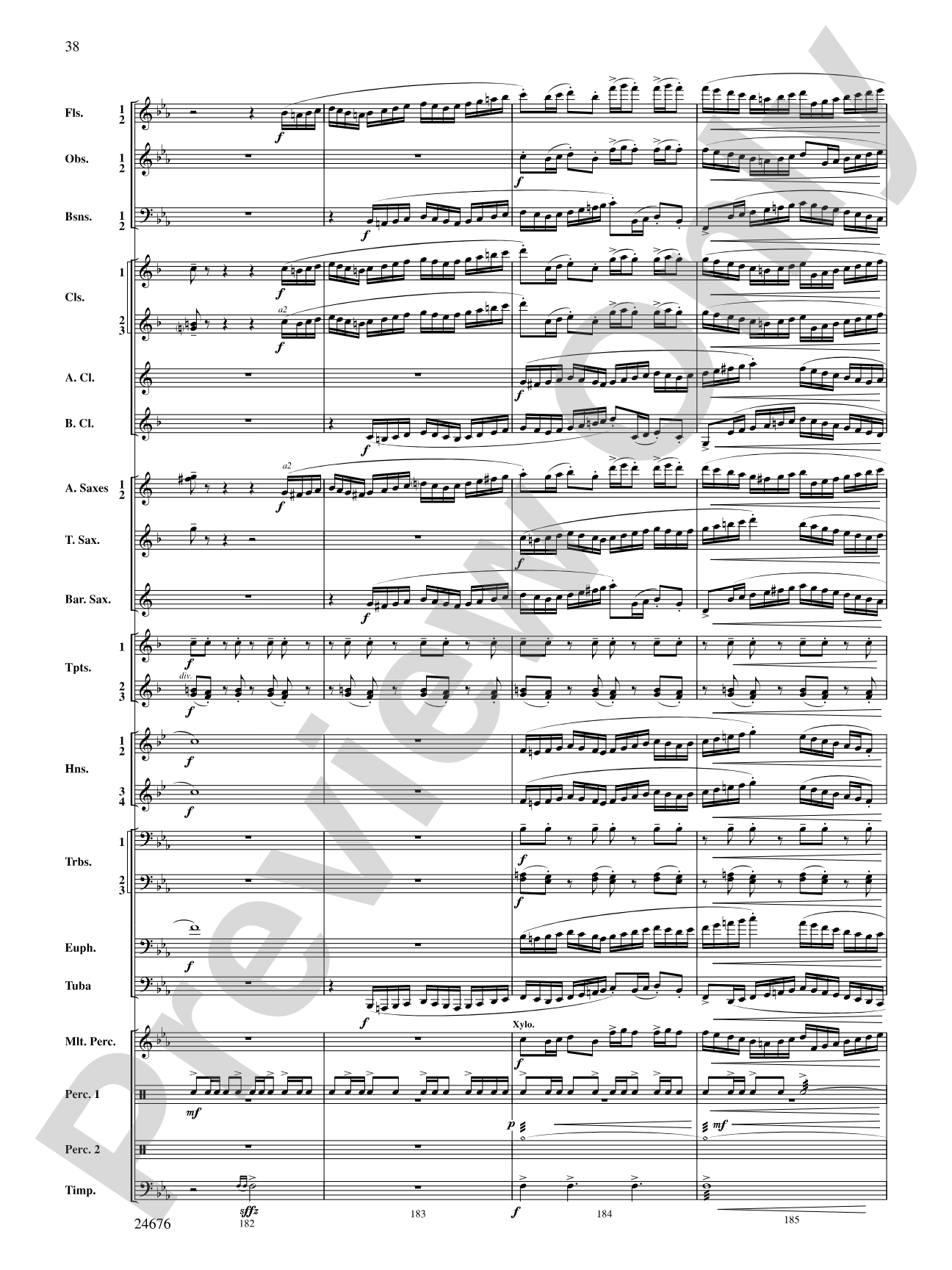 As a Wind from the North: Concert Band Conductor Score & Parts
