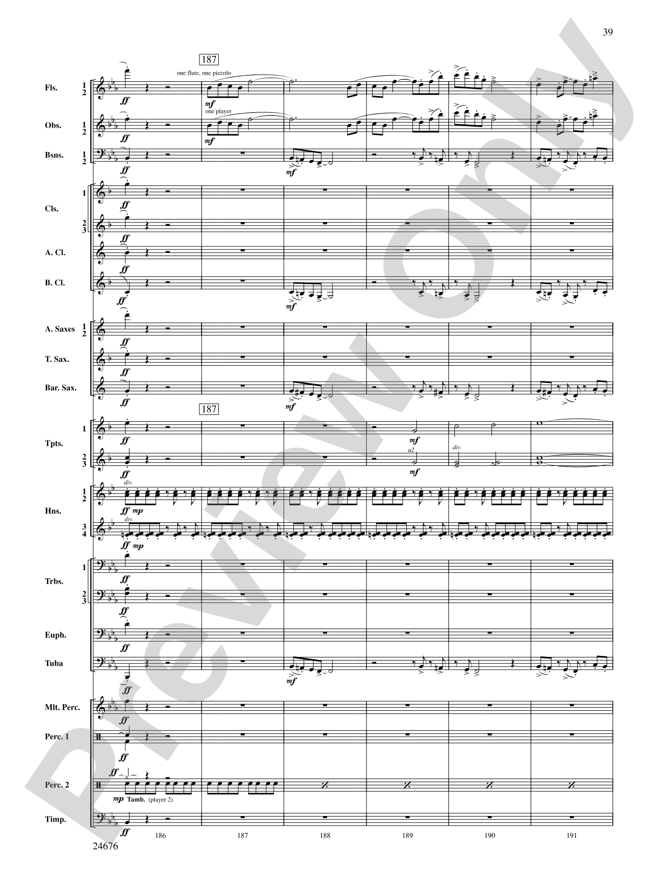 As a Wind from the North: Concert Band Conductor Score & Parts