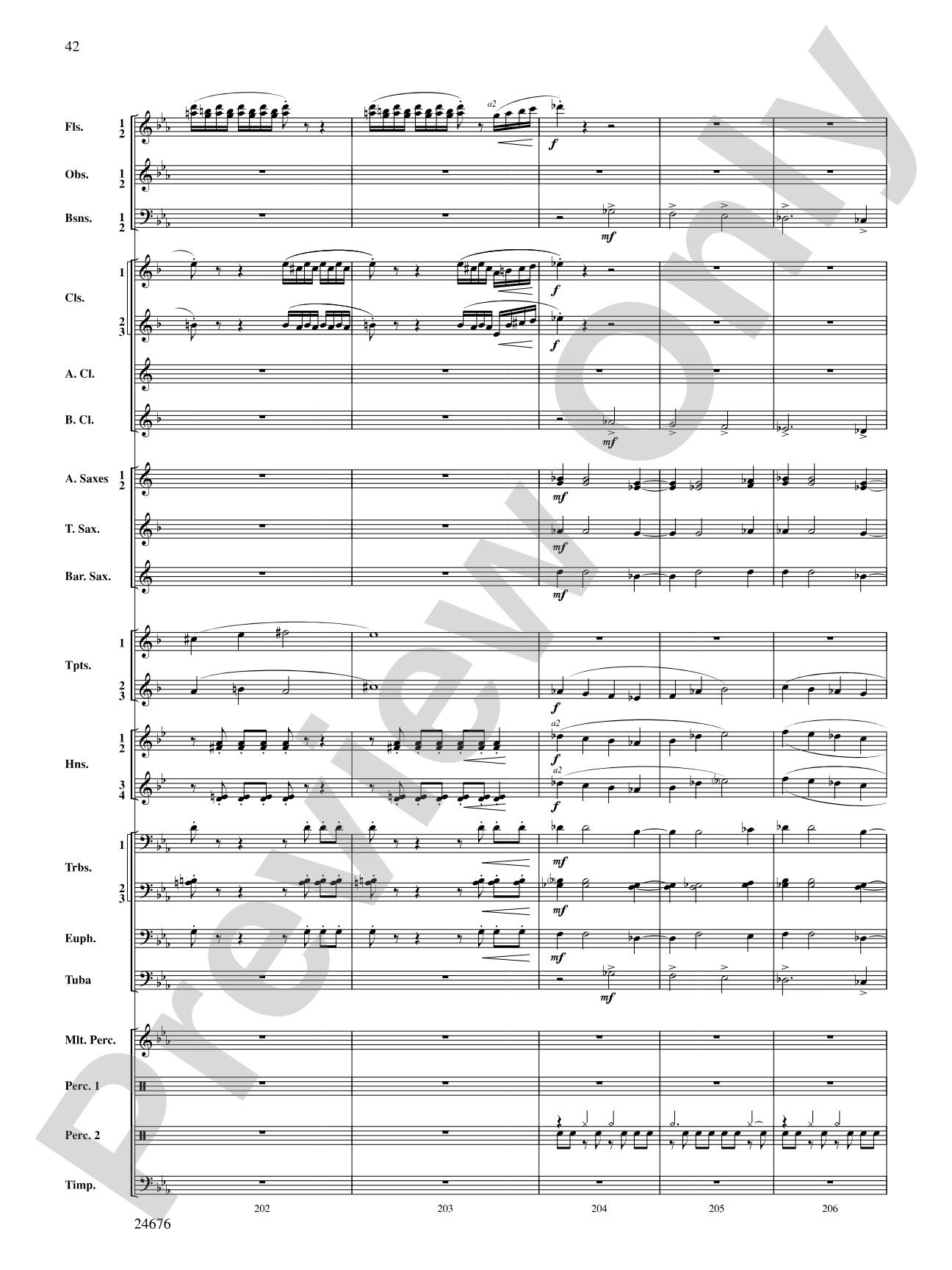 As a Wind from the North: Concert Band Conductor Score & Parts