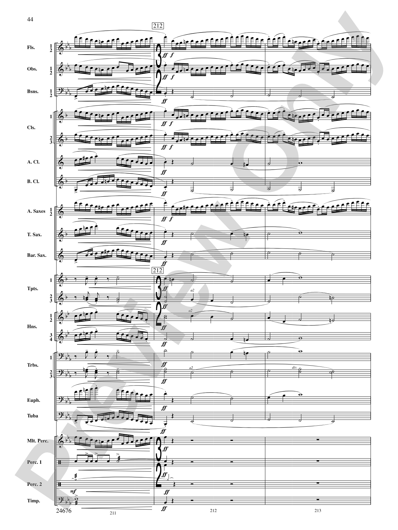As a Wind from the North: Concert Band Conductor Score & Parts