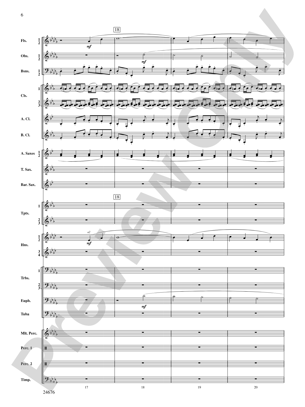 As a Wind from the North: Concert Band Conductor Score & Parts