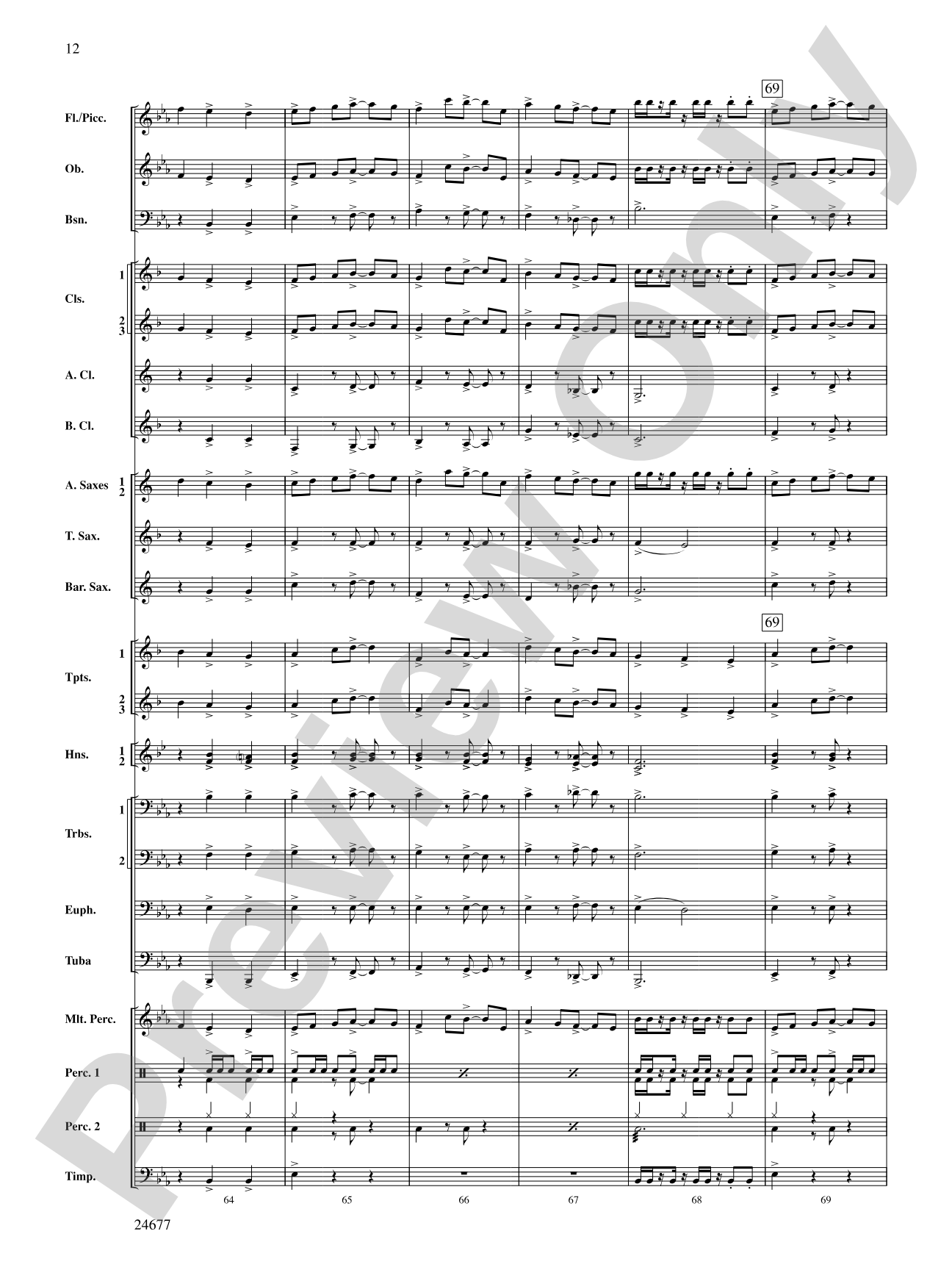 Diamondwood Celebration: Concert Band Conductor Score & Parts