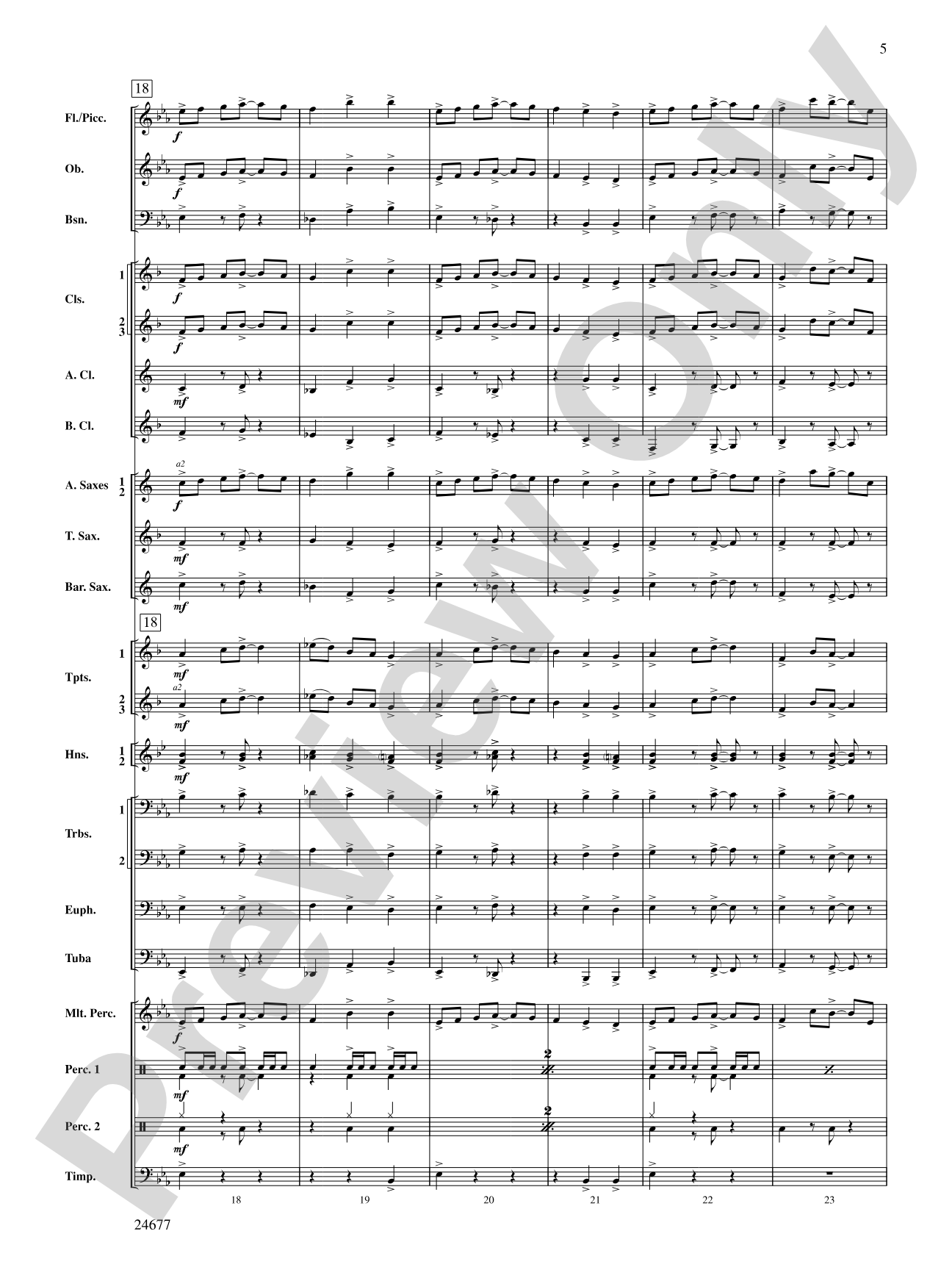 Diamondwood Celebration: Concert Band Conductor Score & Parts