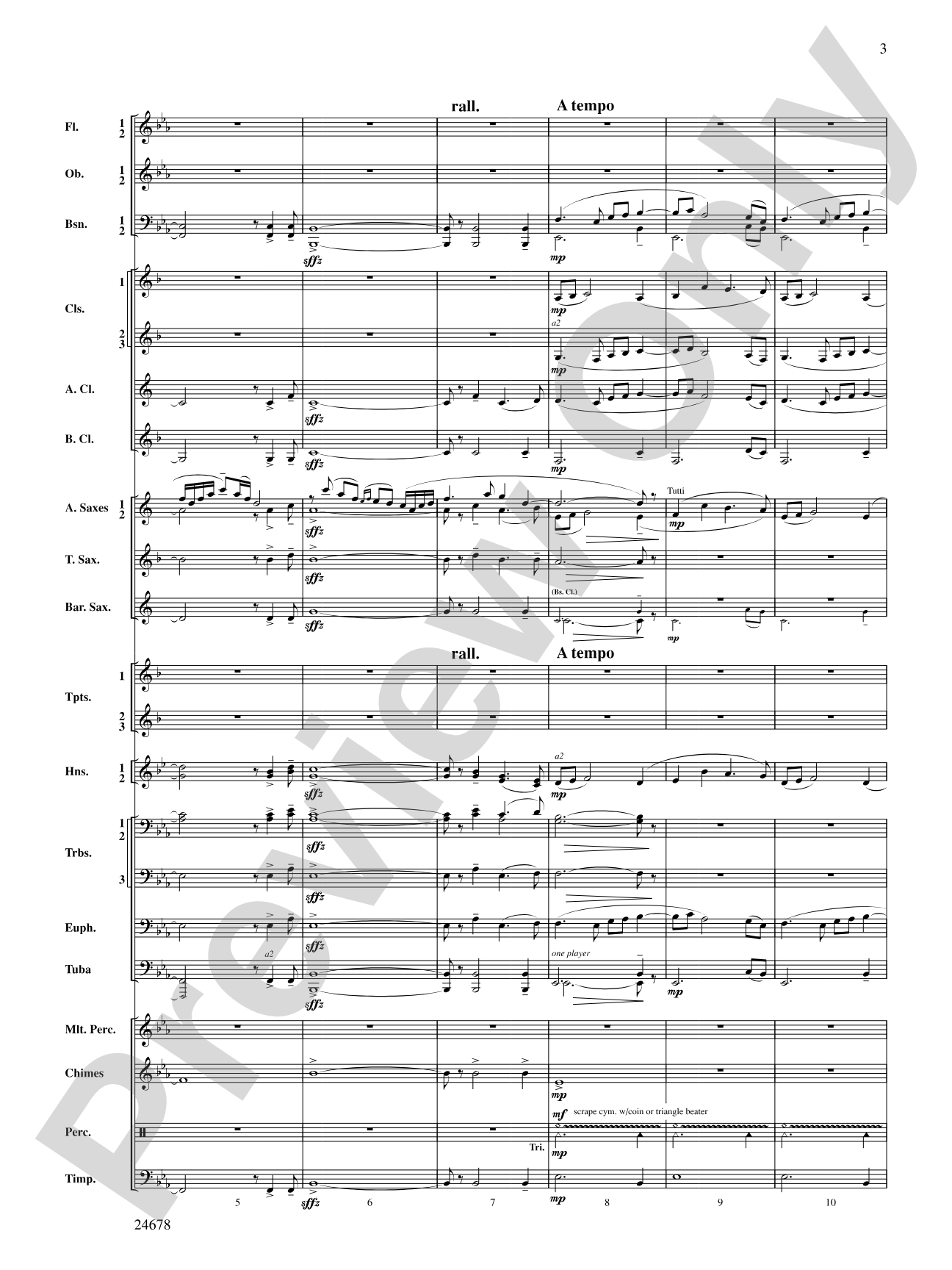 Starlight Memories: Concert Band Conductor Score & Parts