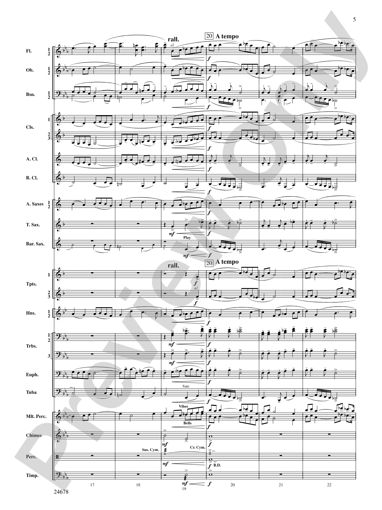 Starlight Memories: Concert Band Conductor Score & Parts