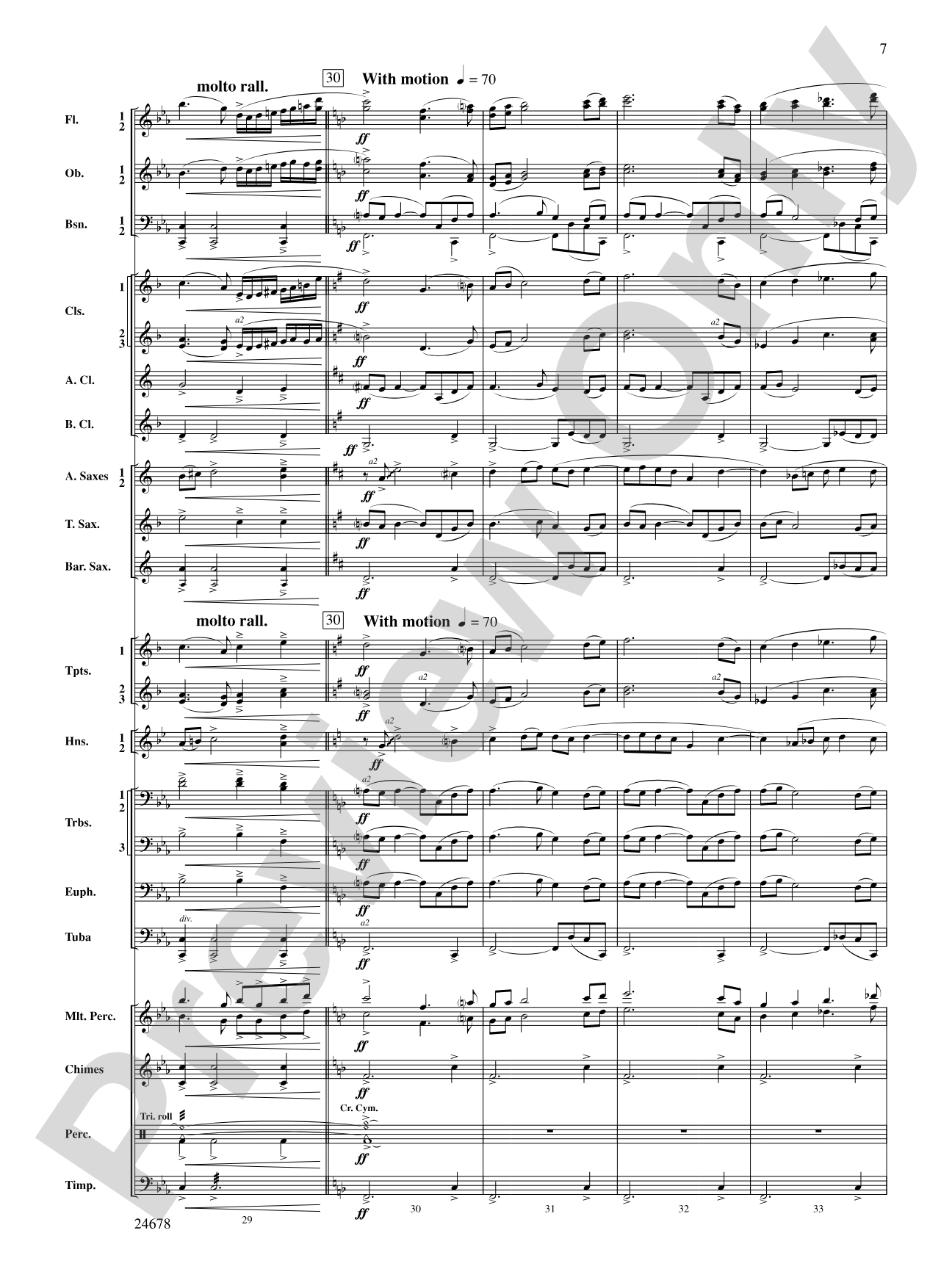 Starlight Memories: Concert Band Conductor Score & Parts