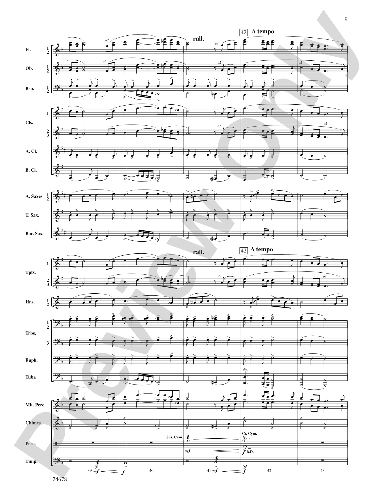 Starlight Memories: Concert Band Conductor Score & Parts