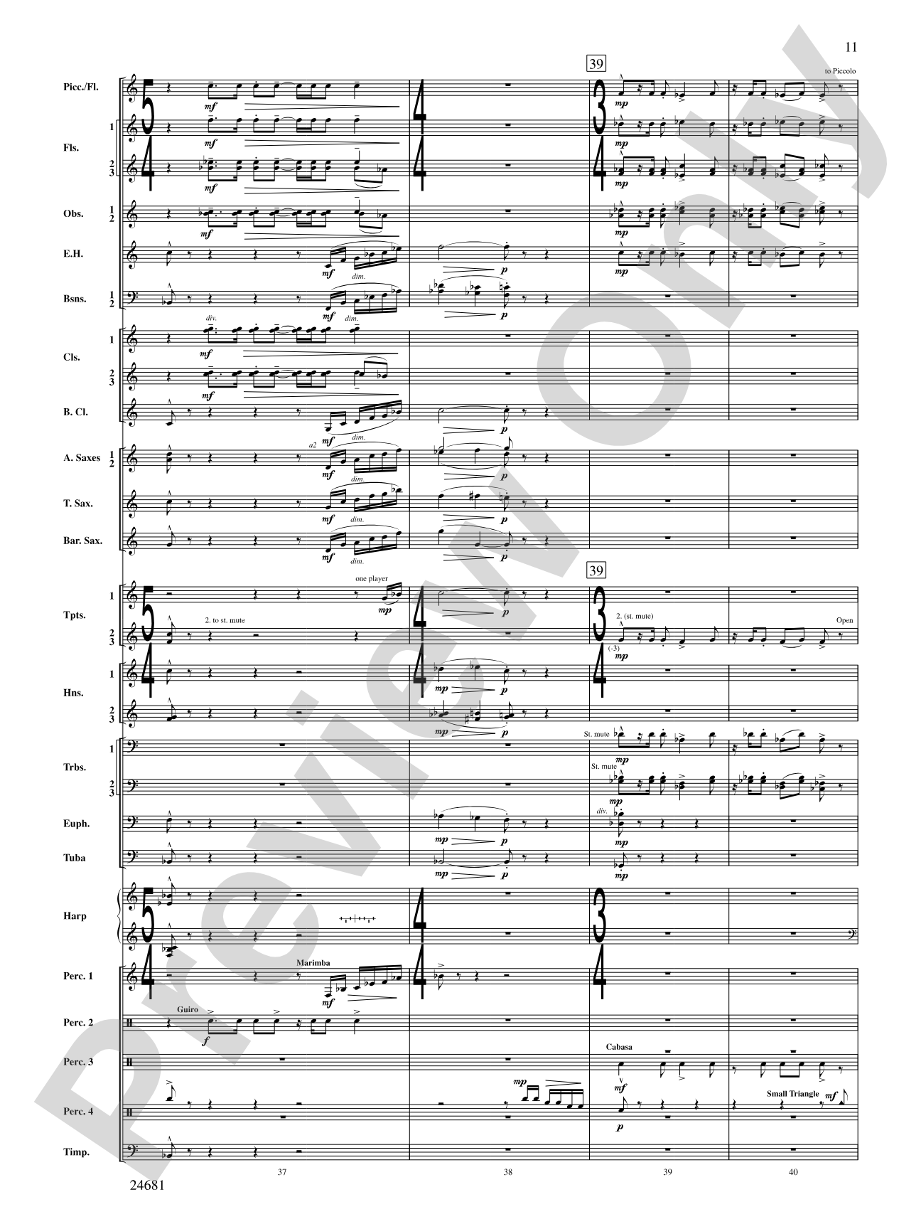 L'Esprit du Tour: A Fanfare for Lance: Concert Band Conductor Score & Parts