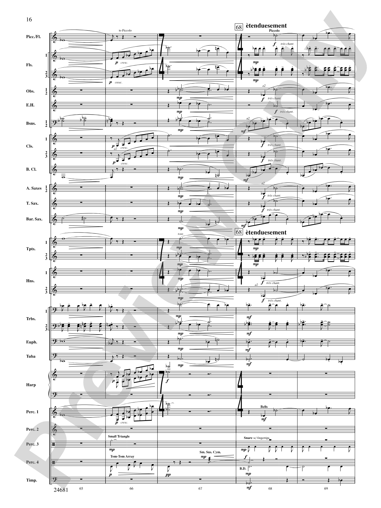 L'Esprit du Tour: A Fanfare for Lance: Concert Band Conductor Score & Parts