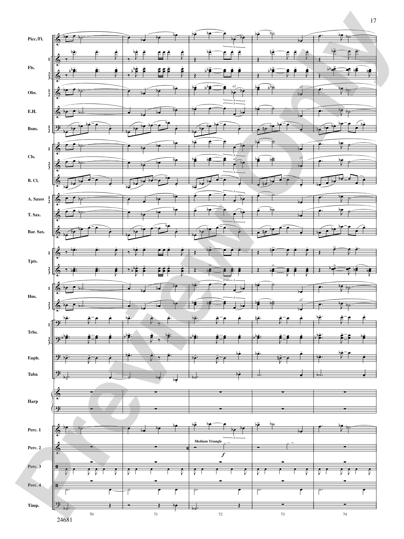 L'Esprit du Tour: A Fanfare for Lance: Concert Band Conductor Score & Parts
